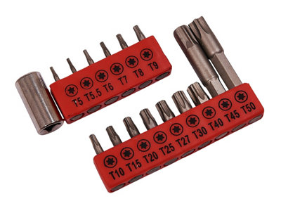 Amtech L3220 16 Piece Torx Bit Set from B&Q