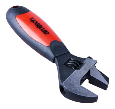 Amtech C1680 2-In-1 Stubby Pipe Wrench/adjustable Wrench from B&Q