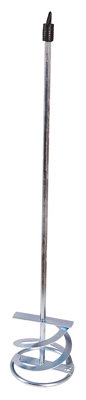 600 x 120mm Paint Mixer -  paint mixer chrome stirring mixing paddle new 600mm plasterer dril attachment - Image 3