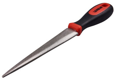 B&Q -  E2556 Diamond Sharpening File For Scissors And Garden Tools2-Sided Flat And Curved