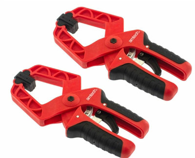Amtech 2Pc Mini Quick Grip Speed Ratchet Vice Clamps 175Mm Rapid Clamp Set 7"