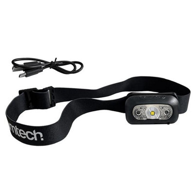 Amtech Rechargeable Cob Led Headlamp Headtorch Headlight Torch Flash Light 3W from B&Q