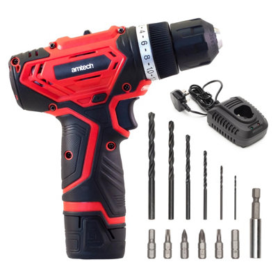 Amtech V6605 12V 2Ah Li-Ion Cordless Impact Driver from B&Q