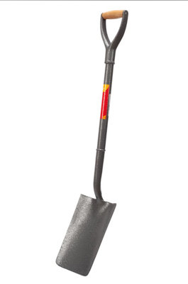 Trenching Spade Drainage Drain Spade Steel Post Hole Trench Shovel A2530 from B&Q