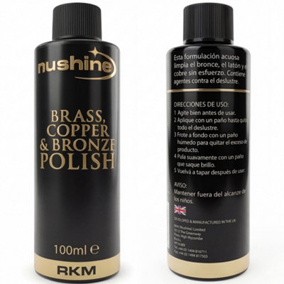 Brand Nushine BrassCopper & Bronze Polish 100MlEcofriendlySolvent Free & Contains Anti Tarnish Agent To Delay Future Tarnish from B&Q