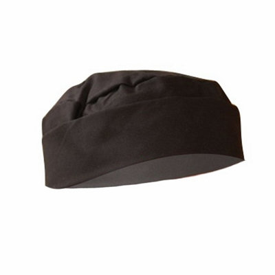  - Dennys Mens Black Skull Cap / Chefswear Black (M)
