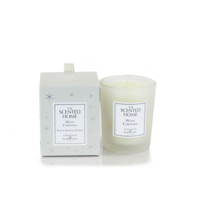 Ashleigh & Burwood Scented Home Votive CandleWhite Christmas from B&Q