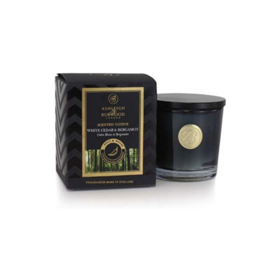 Ashleigh & Burwood Signature Votive CandleWhite Cedar & Bergamot from B&Q