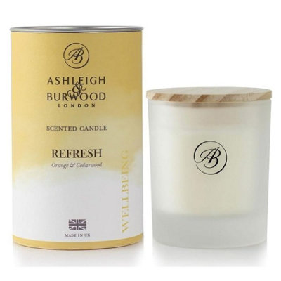 Ashleigh & Burwood Wellbeing Scented CandleRefresh from B&Q