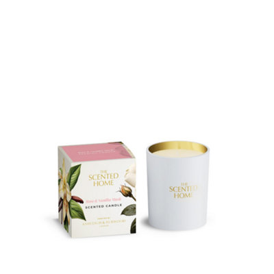 Ashleigh & Burwood Scented Home Glass CandleRose & Vanilla Musk from B&Q