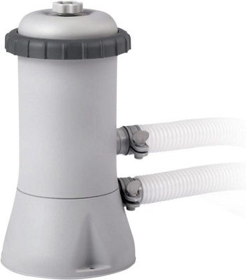 Intex Krystal Clear Swimming Pool Filter Pump & Cartridge For 8Ft/10Ft/12Ft Pool from B&Q