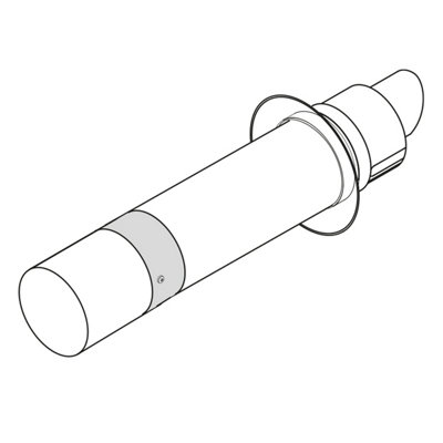 Baxi Multifit Tele Incase Rear Flue 60mm X 100mm 7210434 from B&Q