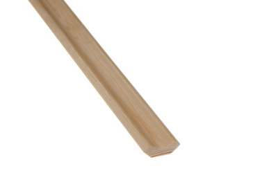  - Vita Natural Pine Softwood Scotia Floor Beading 18mm X 18mm X 2400mmUnfinished (5 Pack)