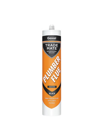 Geocel Trade Mate Plumba Flue 310Ml CartridgeBlack from B&Q