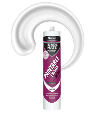 Geocel Trade Mate Paintable Frame Seal 310Ml Cartridge from B&Q
