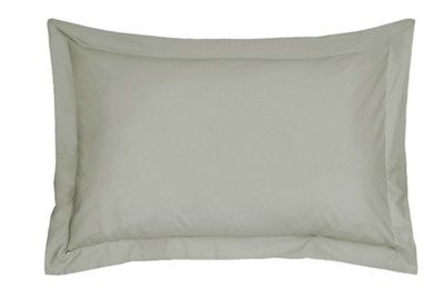Smart Living Polycotton Oxford Pillowcases Pair 48X74Cm Flanged BeddingNatural from B&Q