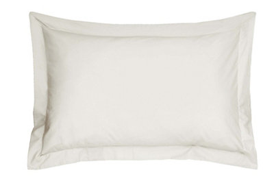 Smart Living Polycotton Oxford Pillowcases Pair 48X74Cm Flanged BeddingWhite from B&Q
