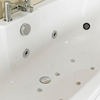Trojan Baths Ultimate Therapy Silver Effect 21 Jet Bath Spa System from B&Q