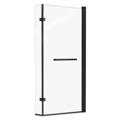 Trojan Baths L-Shaped 2 Panel Shower Screen (W) 800mm (H) 1400mm from B&Q