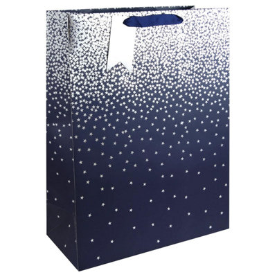 Navy Ombre Extra Large Gift Bag from B&Q