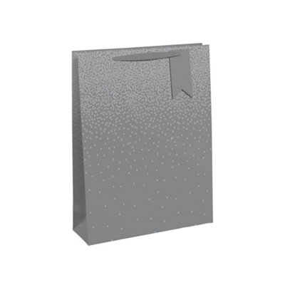 Silver Ombre Perfume Christmas Gift Bag from B&Q