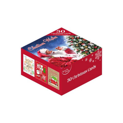  - Pack Of 30 Assorted Christmas Boxed Cards