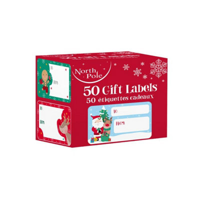 Eurowrap Pack Of 50 Cute Christmas Stickers from B&Q