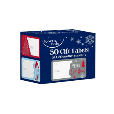 Eurowrap Pack Of 50 Contemp Christmas Stickers from B&Q