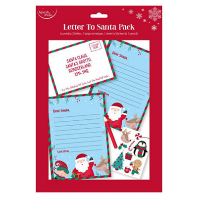 Eurowrap Christmas Letter To Santa Pack from B&Q