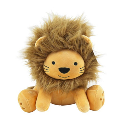 Eurowrap 8" Lion Plush Toy -Yellow Soft Toy from B&Q