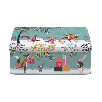 Sara Miller London Sara Miller Woodland Tales Deep Rectangular Tin from B&Q
