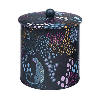 Elite Biscuit Barrel: Sara Miller Midnight Leopard Biscuit Barrel from B&Q