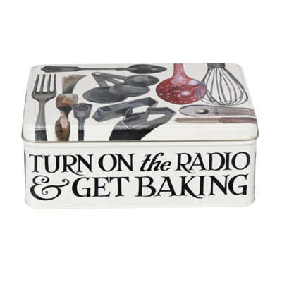 Elite Tins Emma Bridgewater Making & Baking Deep Rectangular Storage Tin from B&Q