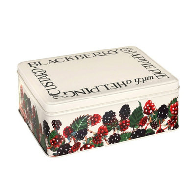 Elite Tins Emma Bridgewater Blackberry Deep Rectangular Storage Tin from B&Q