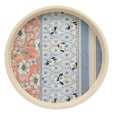 Elite Serving Tray: 30Cm Fat Face TrayMetal from B&Q