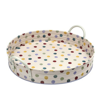Emma Bridgewater Polka Dot Round Tray With Handles - Image 3