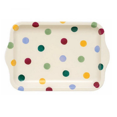 Elite Snack Tray: Emma Bridgewater Polka Dot Snack TrayMetal from B&Q