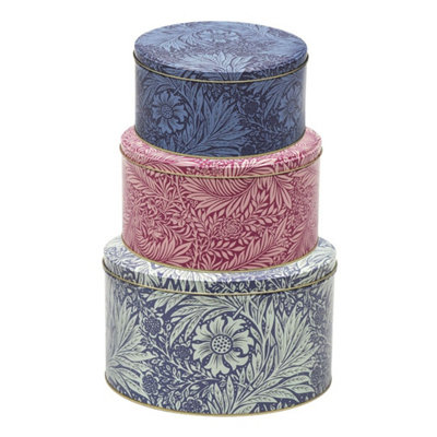 Elite Tins Arts & Crafts Marigold Set Of 3 Cake Tins from B&Q