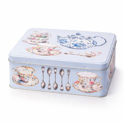 Elite Tins One Sugar Please Storage Tin With Lid from B&Q