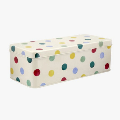 Elite Tins Emma Bridgewater Polka Dot Original Long Rectangular Tin from B&Q