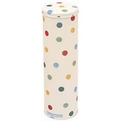Elite Biscuit Tin: 30Cm X 10Cm Emma BridgewaterPolka Dot Extra Tall Tin from B&Q