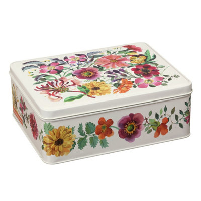 Elite Tins Emma Bridgewater Garden Flowers Rectangular Storage Tin from B&Q