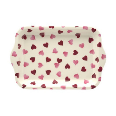Elite Snack Tray: Emma Bridgewater Pink Hearts Snack TrayMetal from B&Q