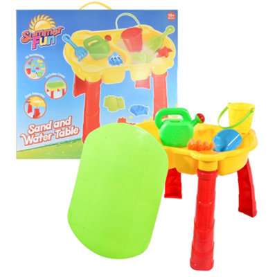 KandyToys Sand And Water Table With Lid And Accessories from B&Q