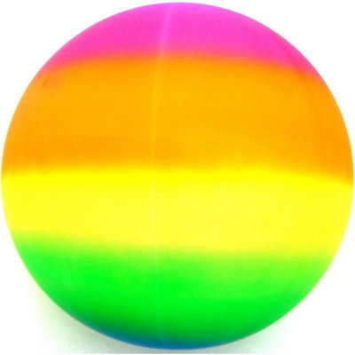 Giant 18 Inch Neon Rainbow Megaball from B&Q