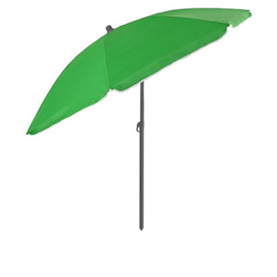 KandyToys 2.4M Green Uv Parasol With Tilt Function from B&Q