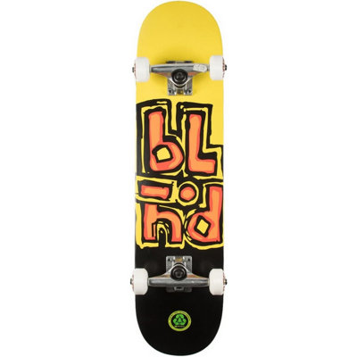 Accessotech Blind Og Stack Fp 7.5 Inch Complete Skateboard Youth Rasta Deck Abec 5 from B&Q