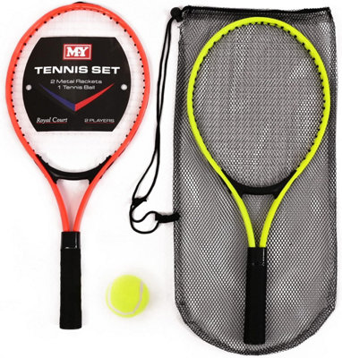 M.Y Two Player Tennis Set In Carry Bag from B&Q