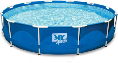 M.y Splash 12Ft X 30In Metal Frame Swimming Pool from B&Q