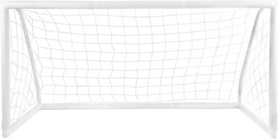 M.Y Kids 8Ft X 4Ft White Portable Football Goal from B&Q